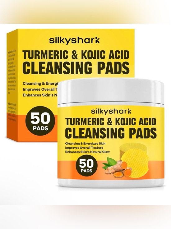 silkyshark Other - Turmeric & Kojic Acid Cleansing Pads (50 Pads)